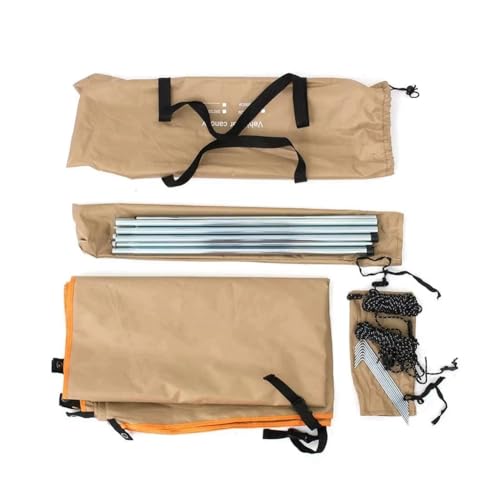 Camping en toute sérénité avec cet auvent imperméable et parasol de toit de voiture