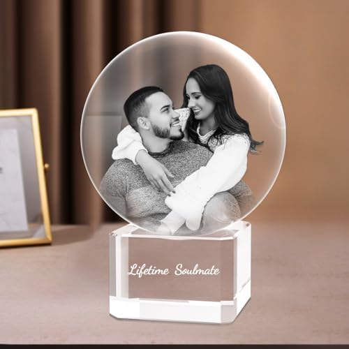 Crystal Ball 3D Photo Gifts, Unique Gift Ideas for Birthday Anniv...