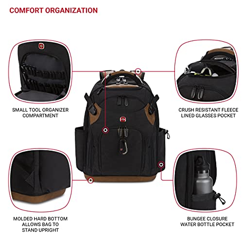 Swissgear Canvas Work Pack Pro Laptop Backpack For Tool Storage, Fits 15-Inch Notebook #TOP2