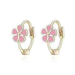 Pink Flower_14K Gold Plated