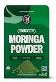 FGO Organic Moringa Oleifera Leaf Powder, 100% Raw from India, 16oz, Packaging May Vary (Pack of 1)