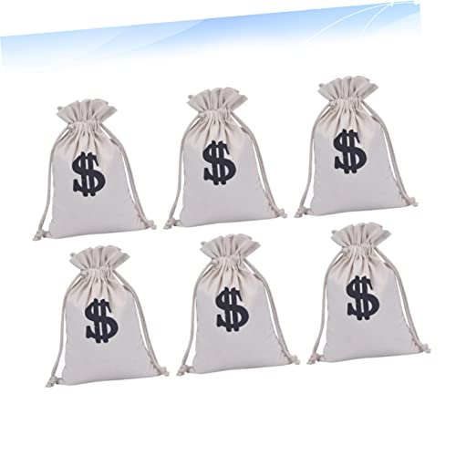 Gadpiparty 18 Pcs Drawstring Birthday Design Bank Jewelry Cloth Wedding Case With Gift Cowboy Stylish Carrying Bag Robber Storage Cm Favors Party Bags Sack Dollar Girls Money Costume #TOP2