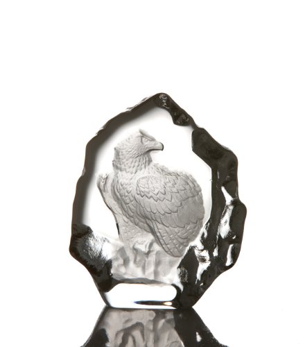 Fifth Avenue Crystal Eagle Glass Paper Weight