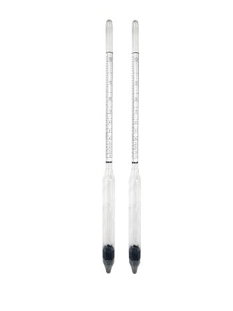 Alcohol Hydrometer 0-100% Pack of 2