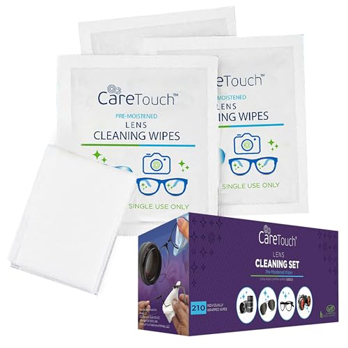 Care Touch Lens Wipes for Eyeglasses- 210 Count...