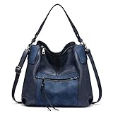 Gut verarbeitetes und modisches Design: Hergestellt aus hochwertigem Kunstledergewebe und Polyesterfutter mit langlebiger Pistolenfarbener Hardware, hochgradig kratzfest und reißfest. Langlebiger und glatter oberer Reißverschluss.