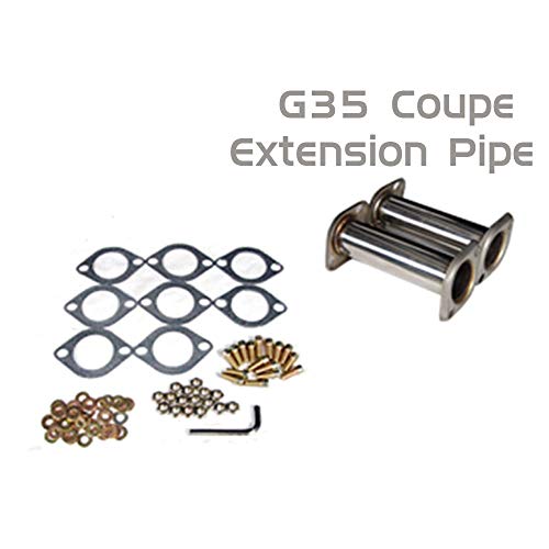 Rev9 Cb-006 Stainless Steel Dual Cat-Back Exhaust Bolt On Kit, Oval Straight Cut Tip, Compatible With Nissan 350Z / Infiniti G35 Coupe #TOP4