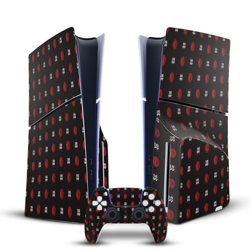 Autocollant AC Milan PS5 Slim vinyle pour décorer votre salon et protéger votre manette