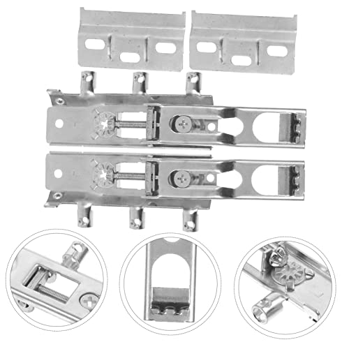 Betooky 1 Set Invisible Hanging Code Metal Hangers Inset Cabinet Hinges Damper For Cabinet Doors Door Hinges Garment Rack Heavy Duty Built-In Cabinet Damper Metal Wall Mount Hanger Closet #TOP4