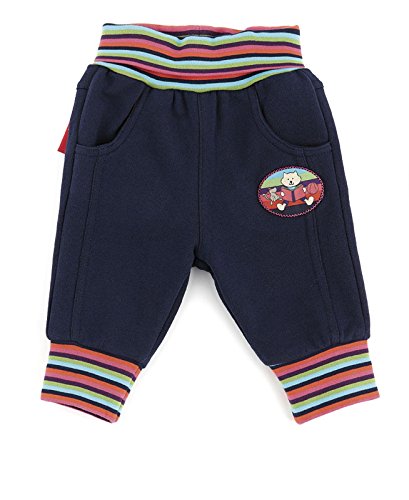 Sigikid Baby Jungen Sweathose - Bequeme Spielhose Mit Kniepatches Aus Bio-Baumwolle