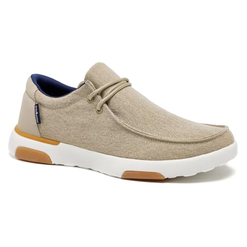 OrthoComfoot Men's Orthopedic Slip-On Loafers Walking Shoes: Comfortable Arch Support Shoes for Plantar Fasciitis Relief, Flat Feet Casual Work Orthotic Loafers for Foot and Heel Pain