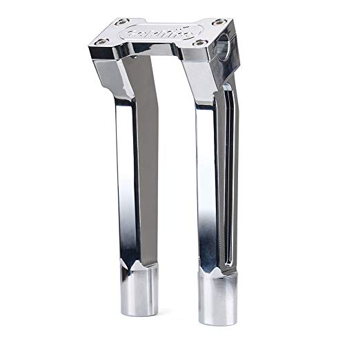 Sresk Pullback Handlebar Risers With Cnc One Piece Top Clamp Motorcycle Tall Handlebar Riser Extension Kit For Harley Handlebars 1 Inch Clamping Area Sportster, Dyna #TOP1