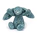 Jellycat Bashful Azure Luxe Bunny Stuffed Animal, Medium 12 inches - Rabbit & Bunny Plush Toy - Classic Children's Gift