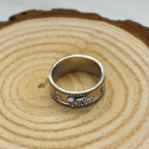 Image of Feng Shui PiXiu Mantra Ring - Lucky Wealth Jewelry