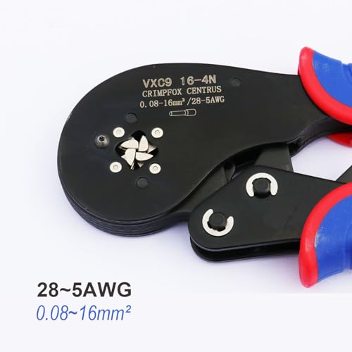 Fidioto Conjunto de Terminais de Virolas de Cilindro Duplo com 1200 Peças e Kit de Ferramentas de Cr