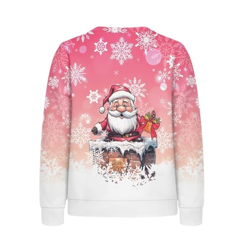 Boys Girls Sweatshirts Kids Casual Round Neck Sweatshirts Pullover Long Sleeve Sweatshirts Soft Comfy Tops S-XL4