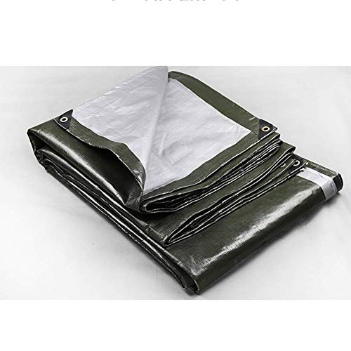 Lona impermeable 4x4m verde oscuro para exterior y camiones 4