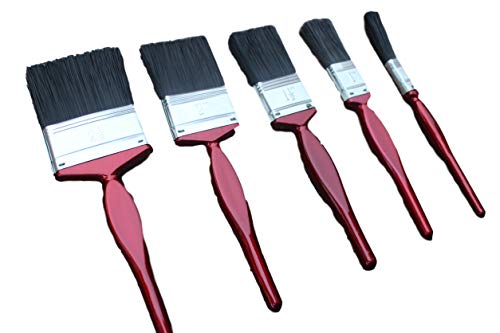 Lynwood - 5pc Professional Paint Brushes, No Loss of Bristles for Painting Studio Craft Architects