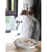 20" Clear Glass Vase for Pampas Grass & Home Decor