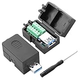 usb port to ethernet 【Compatibilité double interface USB 3.0】Ce connecteur USB A 3.0 vers borne à vis 9 broches dispose de ports USB mâles et femelles pour une conversion de sauvegarde flexible. Il s'intègre parfaitement aux disques durs mobiles, clés USB, imprimantes et équipements de bureau, tout en servant également à des applications industrielles telles que les PLC, les dispositifs de débogage et les capteurs.