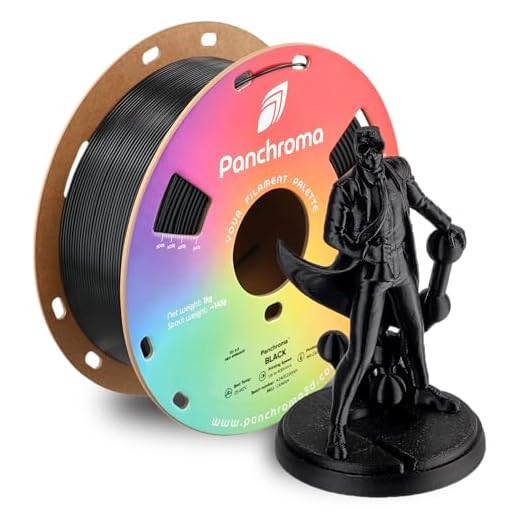 Polymaker Panchroma CoPE 3D Printer Filament, Black 3D Printing Filament 1.75mm 1kg, Prints Better Than PLA, Enables High Speed Printing, Compatible with Most 3D Printer, Black