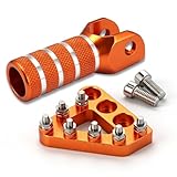 JFG RACING Embout Pedale de Frein Arrière + Embout Selecteur Vitesse Moto,Kit Pedale Frein Selecteur Vitesse Pedale Moto pour 125 530 SX EXC XCF XC XCW SXF SMR 690SMCR 690ENDURO SUPERMOTOR Orange