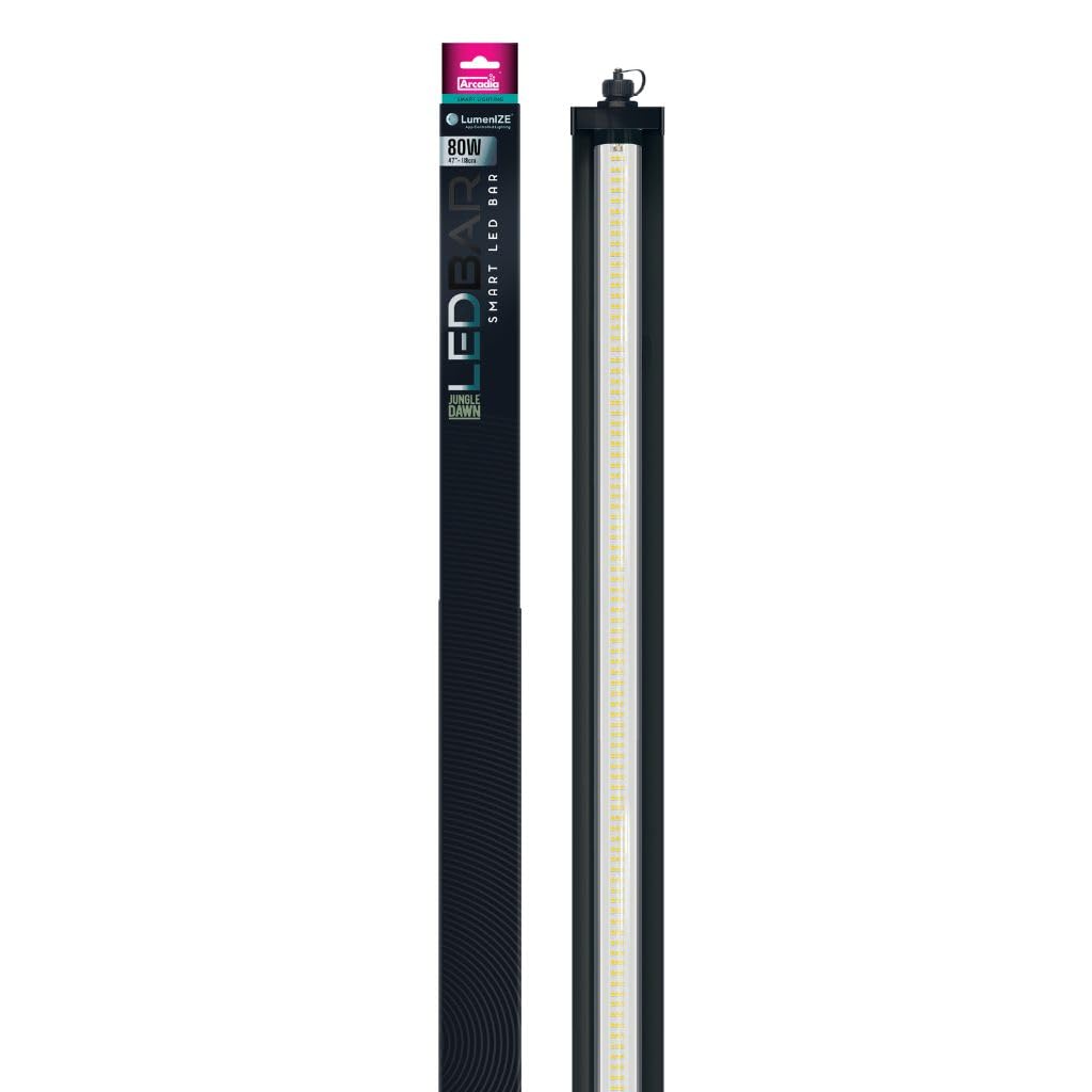Arcadia LumenIZE Jungle Dawn LED Bar, 1240mm (48"), 80 Watt Reptile Terrarium Vivarium Light Unit