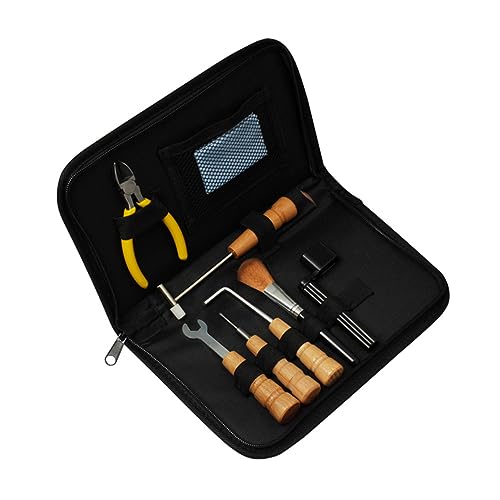 Kit outils pour guitare Mikikit avec pochette de rangement pour entretien et réparation