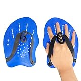 💪【Aumenta la resistencia en el agua】Pala Natación para Entrenamiento fabricado con PP de alta calidad y correas de silicona flexibles, resistente y duradero, no es fácil de deformar o doblar. Diseño ligero, al mismo tiempo la palma adopta un diseño convexo que aumenta eficazmente la resistencia en el agua, ayudando a fortalecer los músculos de brazos, hombros y espalda. Mejora gradualmente la potencia y la resistencia durante el entrenamiento.