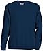 Produktbild James & Nicholson Herren Round-Sweat-Heavy Sweatshirt, Blau (Navy), X-Large