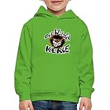 Spreadshirt Die Wilden Kerle Logo Wild Kinder Premium Hoodie, 110-116, Hellgrün