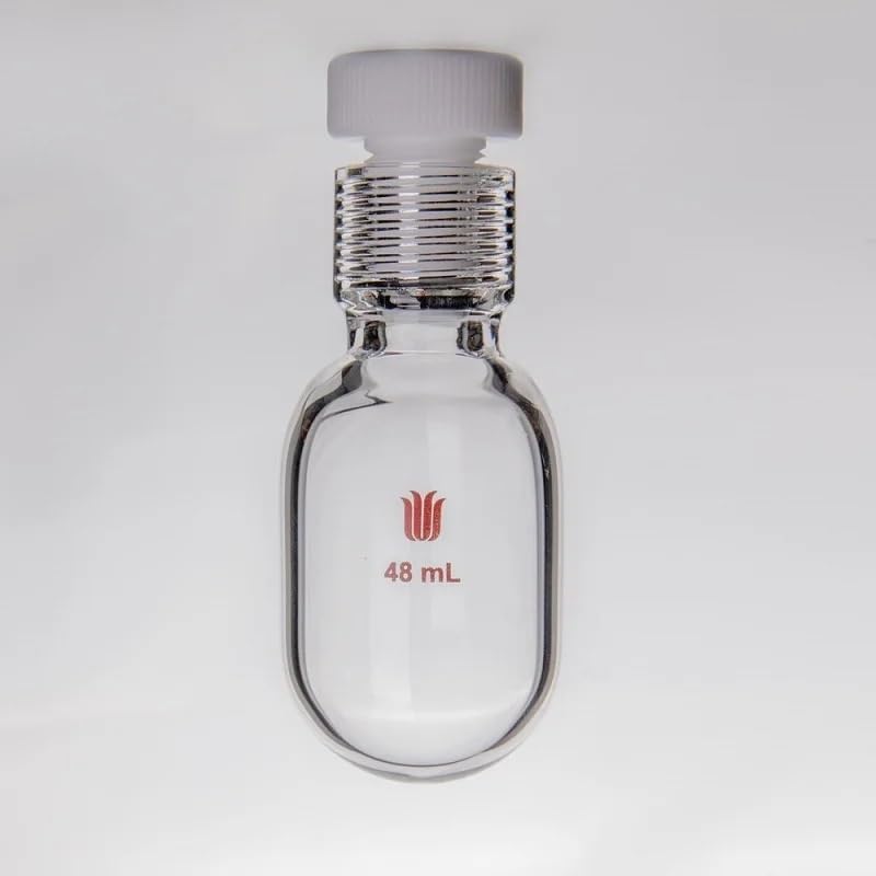Lab Thick walled pressure resistant bottle, PTFE internal thread plug, O-ring fully coated with PTFE, P16(1mL-P160701F)