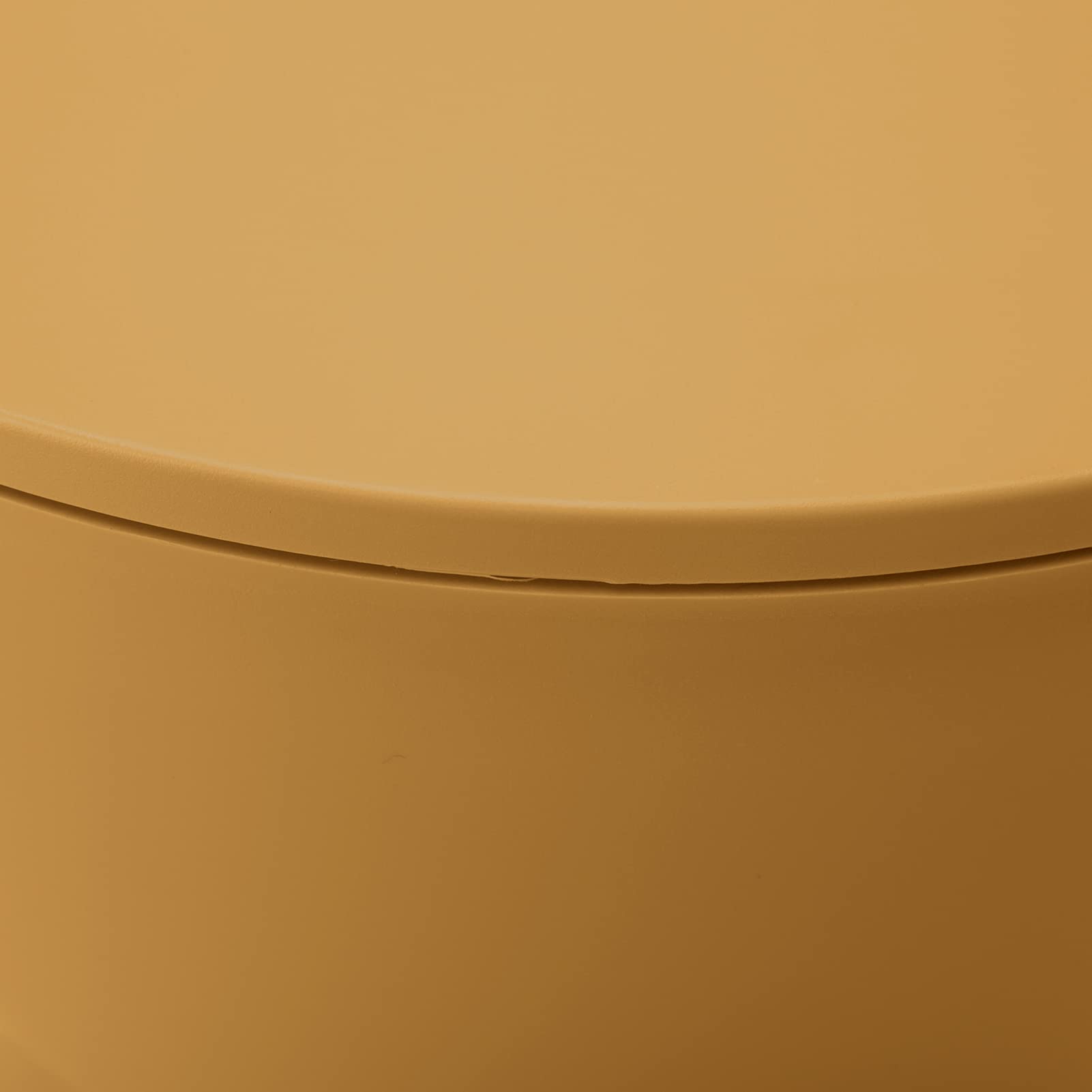 Sgabello a clessidra, tavolino rotondo per la casa, tavolo a clessidra in plastica per il camerino del bagno di casa (Curcuma)