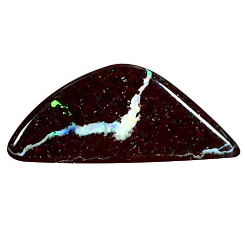 Opale australienne Boulder de 2.04 ct, pierre précieuse naturelle brute de 18 x 8 mm