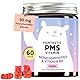 PMS Gummibärchen mit hochdosiertem Mönchspfeffer, Dong Quai, B6 - natürliche Unterstützung - für die psychische Funktion - 60 Stück - Vegan - Bears with Benefits