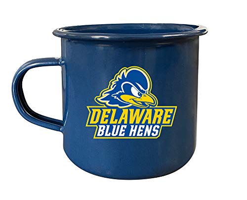 Delaware Blue Hens Tin Camper Coffee Mug (Navy). Officially Licensed Collegiate Product