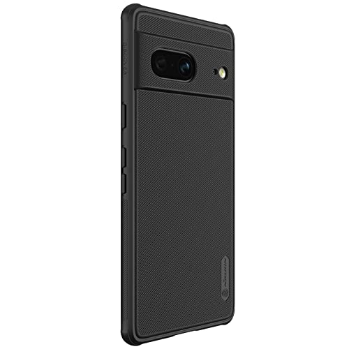 Image of Nillkin Case for Google Pixel 7 (6.3 inch Inch) Super Frosted Shield Pro Hard Back Soft Border (PC + TPU) Shock Absorb Cover Raised Bezel Camera Protect Black
