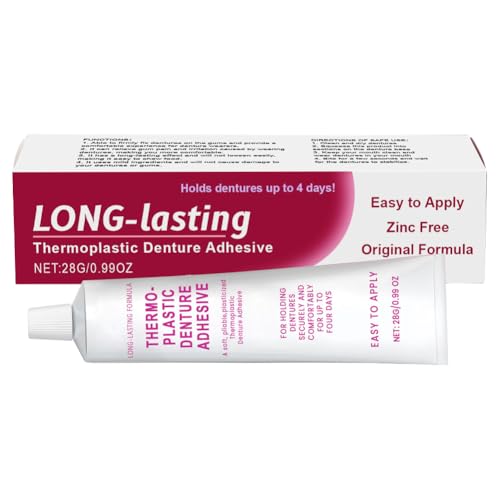 Dentaduras postizas gel adhesivo termoplástico para prótesis dentales pegamento adhesivo para dentaduras postizas crema adhesiva 1* crema adhesiva para prótesis