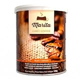 Caffè Marita Burn + Control, caffè funzionale per il controllo del peso, la sazietà e la riduzione del gonfiore, 100 g, fino a 40 dosi