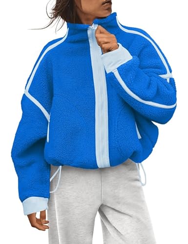 Aimiray Women's Sherpa Fleece Zip-Up Jacket