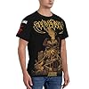 Mens Sepultura Vintage T-Shirt Crew Neck Roots Tee Tshirt Summer Casual Logo Graphic Short Sleeve T Shirt Tops for Men Youth Boys Fans Merch Gifts Black #1