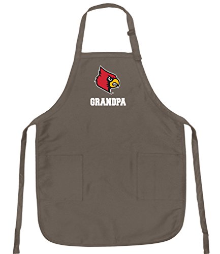 Broad Bay University of Louisville Grandpa Apron Proud Louisville Cardinals Grandpa Gift