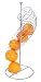 Produktbild Edler Obstkorb - Aufbewahrung für Obst Spirale Spender Orangenhalter