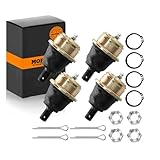 4PCS Complete Upper and Lower Ball Joints Set fit for Bombardier/Can-Am DS650 2000-2005 ATV by MOPASEN