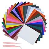 Juadnic Pack de 30 láminas para plóter textil (con pinzas),bolsos y