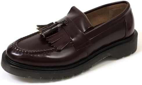 （07:30時点） [Loake] ローク タッセルローファー ブライトン オックスブラッド ガラスレザー BRIGHTON 623Rt OXBLOOD POLISHED LEATHER 8 (26.5cm)