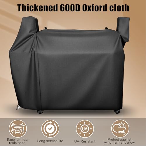 Image of QuliMetal Grill Cover for Recteq DualFire 1200 Wood Pellet Smoker Grill