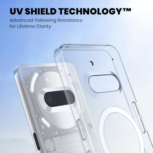 Image of DIZORO Crystal Clear Compatible with Nothing 3A Case with Anti-Yellow Anti-Scratch Shockproof Transparent Cover.