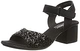  Rieker Damen 64689-00 Geschlossene Sandalen, Schwarz (Schwarz 00), 38 EU