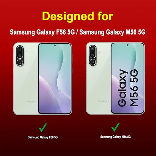 Image of amazon basics Back Case Cover for Samsung Galaxy F56 5G | Compatible for Samsung Galaxy F56 5G Back Cover | Liquid Silicon Magic Case with Camera Protection | Red